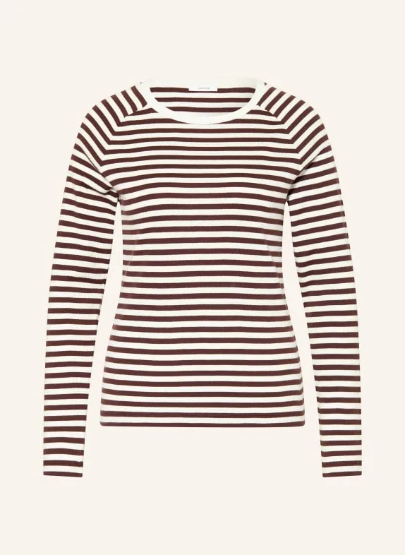 Langarmshirt Damen Baumwolle weiß