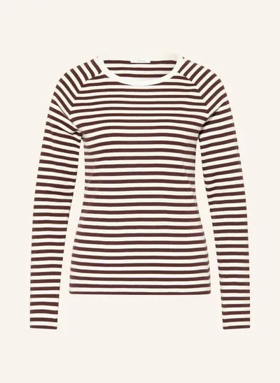OPUS Langarmshirt Damen Baumwolle weiß
