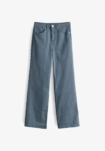 OPUS Hose Damen Baumwolle blau