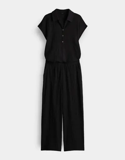 OPUS MELTI POLO Relaxed Jumpsuit in Crash Optik