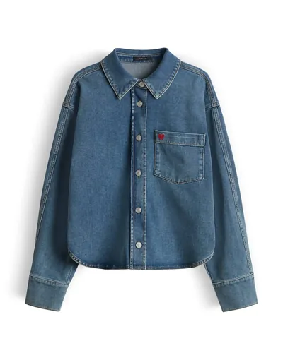 OPUS Jeansbluse FALENTINE blau 40