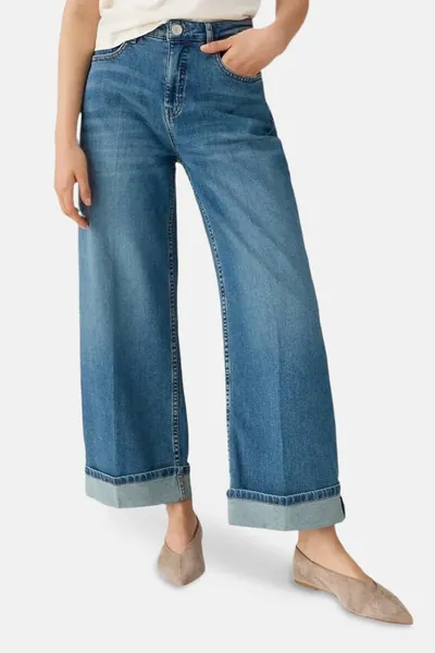 OPUS Jeans Damen Baumwolle blau