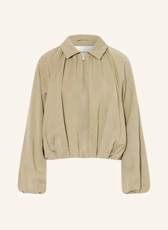 Sommerjacke Damen Lyocell grün