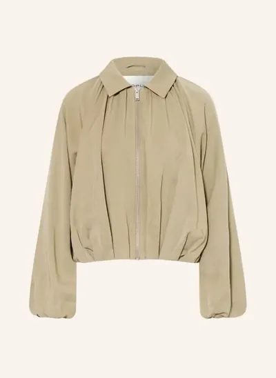 OPUS Sommerjacke Damen Lyocell grün