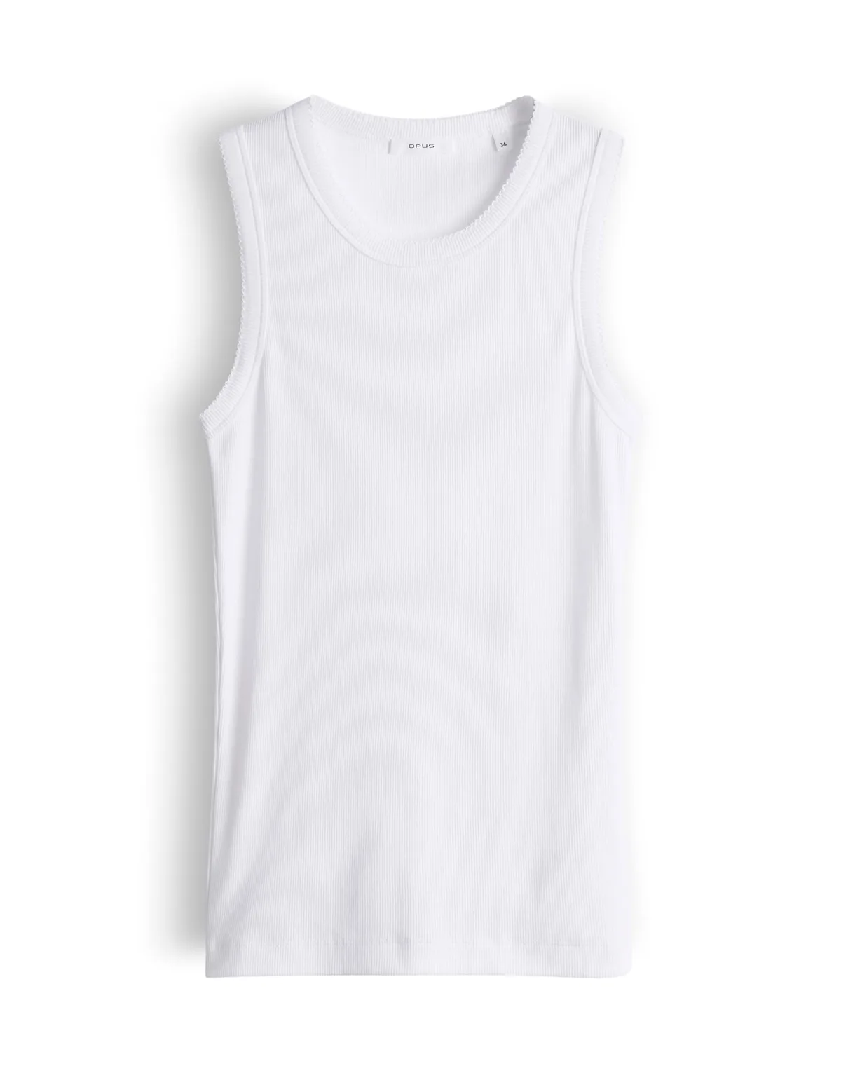 OPUS Tanktop Damen Baumwolle weiß