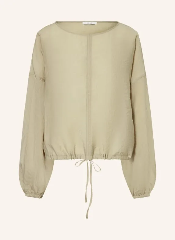 OPUS Blusenshirt Damen Lyocell grün