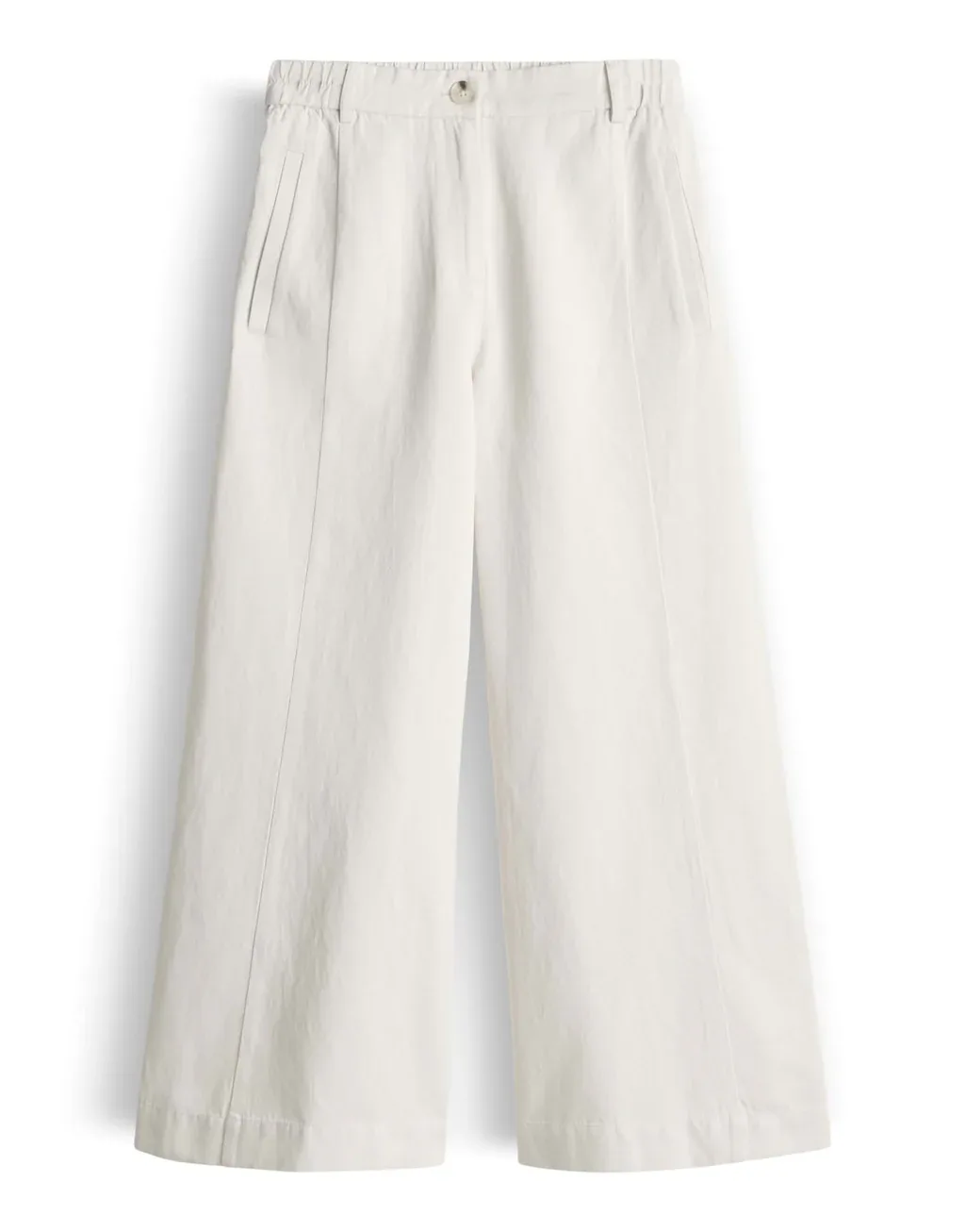 OPUS Culotte mit Leinen-Anteil Damen Viskose beige