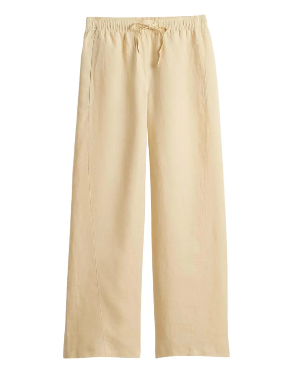 OPUS Leinenhose Wide Leg MILENI RESORT braun 34