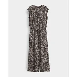 OPUS Jumpsuit OPUS Moneli shadow midnight brown