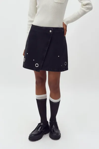 MBYM Keyana-M Skirt - Black Midnight Wash