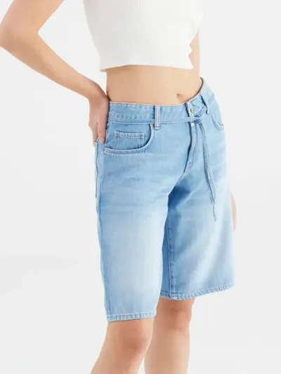 Cup of Joe Harper midi short light blue