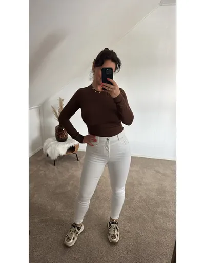 Cup of Joe Lisa Jeans White