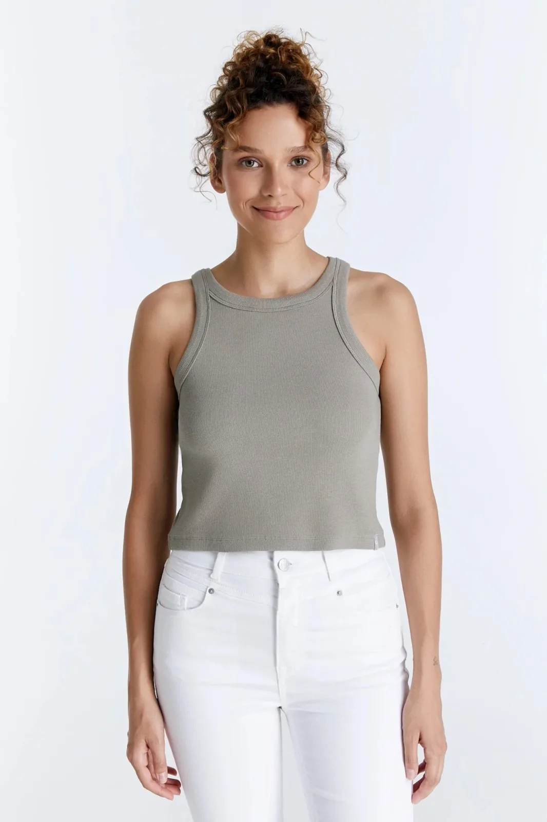 Cup of Joe Denim Cropped Tanktop Zoe Sage